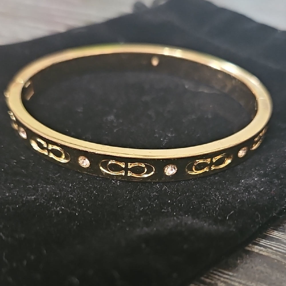 Coach Sunature Hinged Bracelet